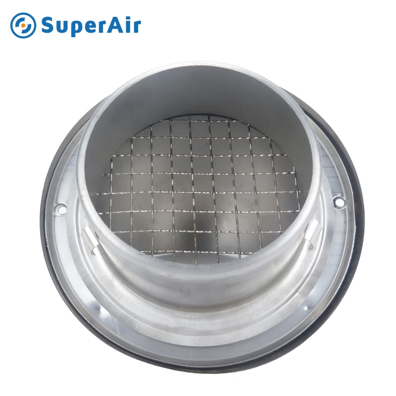 Stainless Steel Wall Air Vent Exhaust Grille Duct Ventilation Cover Outlet