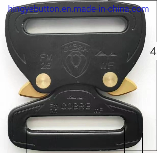 Metal Buckle Matt Black Aluminium Light Weight Buckles for Belt Handbag Garment Accessories