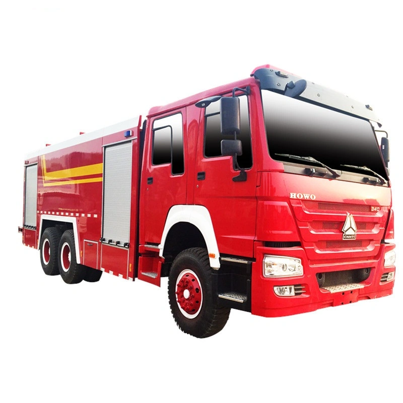 HOWO Rhd Fire Fighting Truck, 12, 000liters Water Foam Powder Tank Fire Engine Truck Price