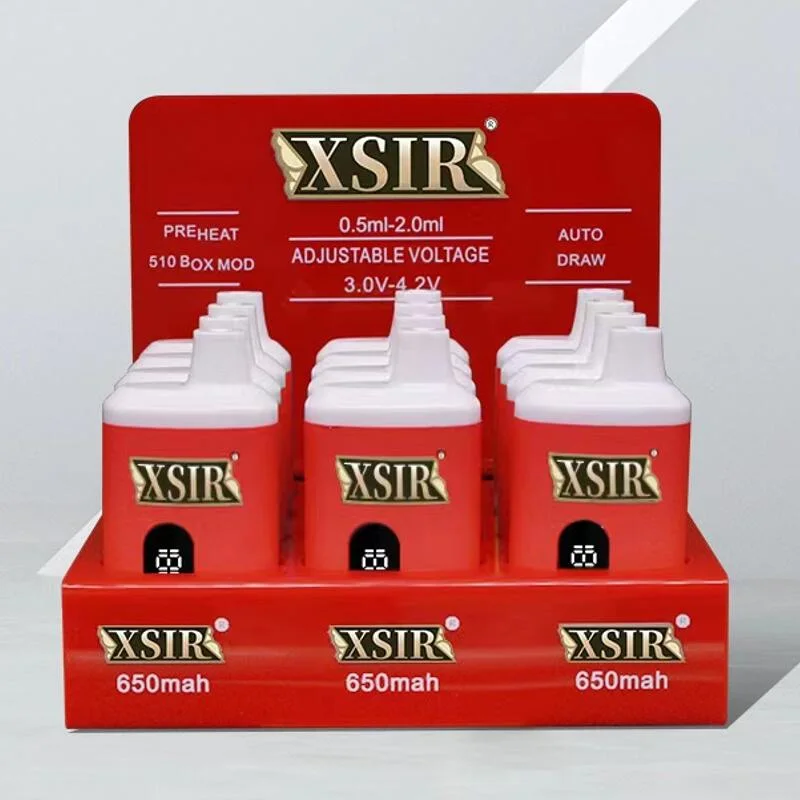 Bateria de cobertura de rosca Xsir 510 com ecrã indicador para C-BD Vape