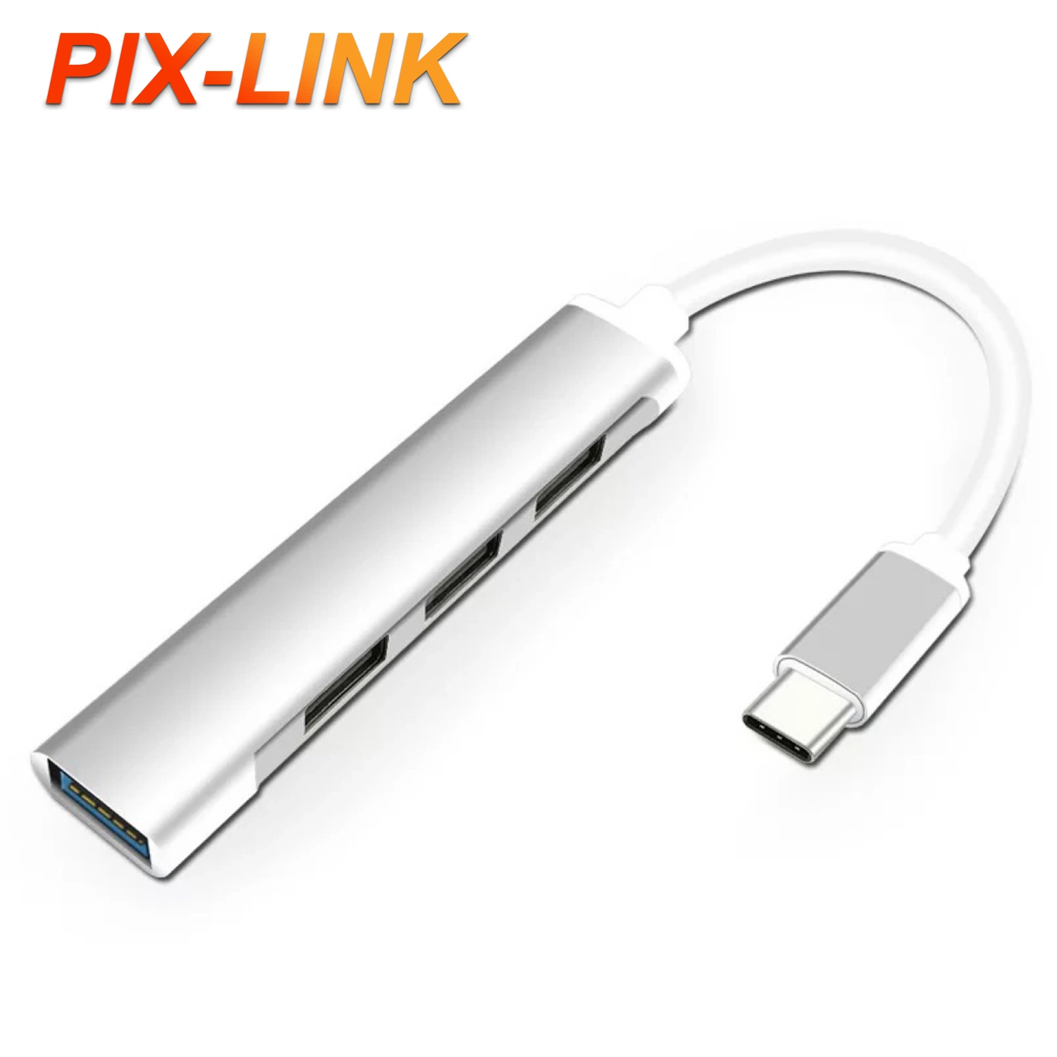 وحدة إرساء USB 4 في 1 OTG USB 3.0/النوع C 3.0 إلى 3 منافذ USB متعددة السرعة من 4 منافذ بسرعة 5.0 غيps للكمبيوتر المحمول