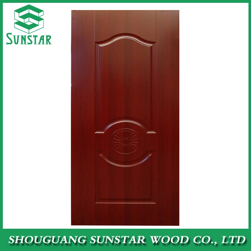 Good Quanlity New Design Teak/Okoume/Ash/Walnut/Oak/Beech/Birch/Sapeli Natural Wood Veneer Melamine Door Skin for Door