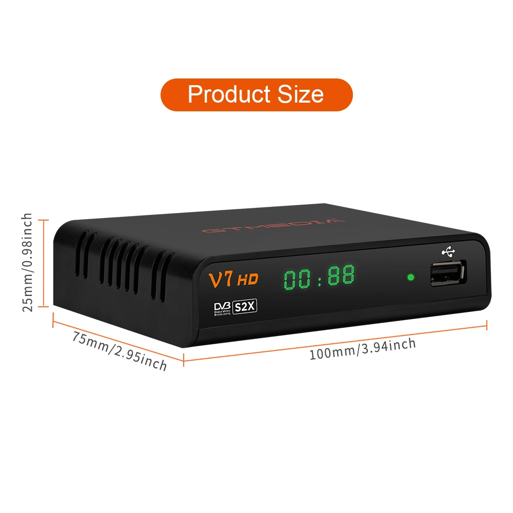 Gtmedia V7HD Top Quality DVB S2 Mini Size Beautiful Design Set Top Box