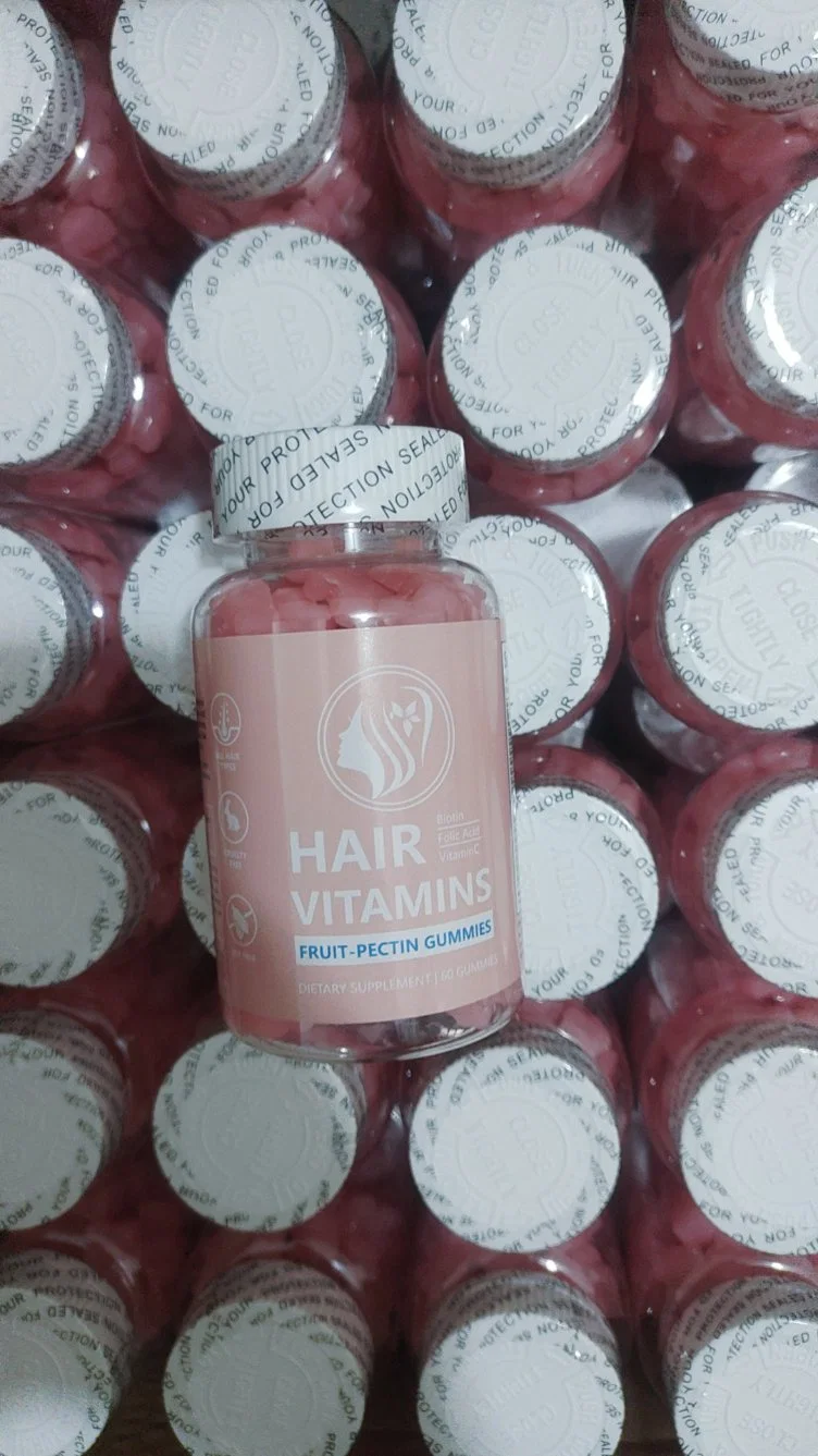 OEM Private Label Hot Selling Top Quality Effective Hair Care Hair Growth Vitamin Gummies