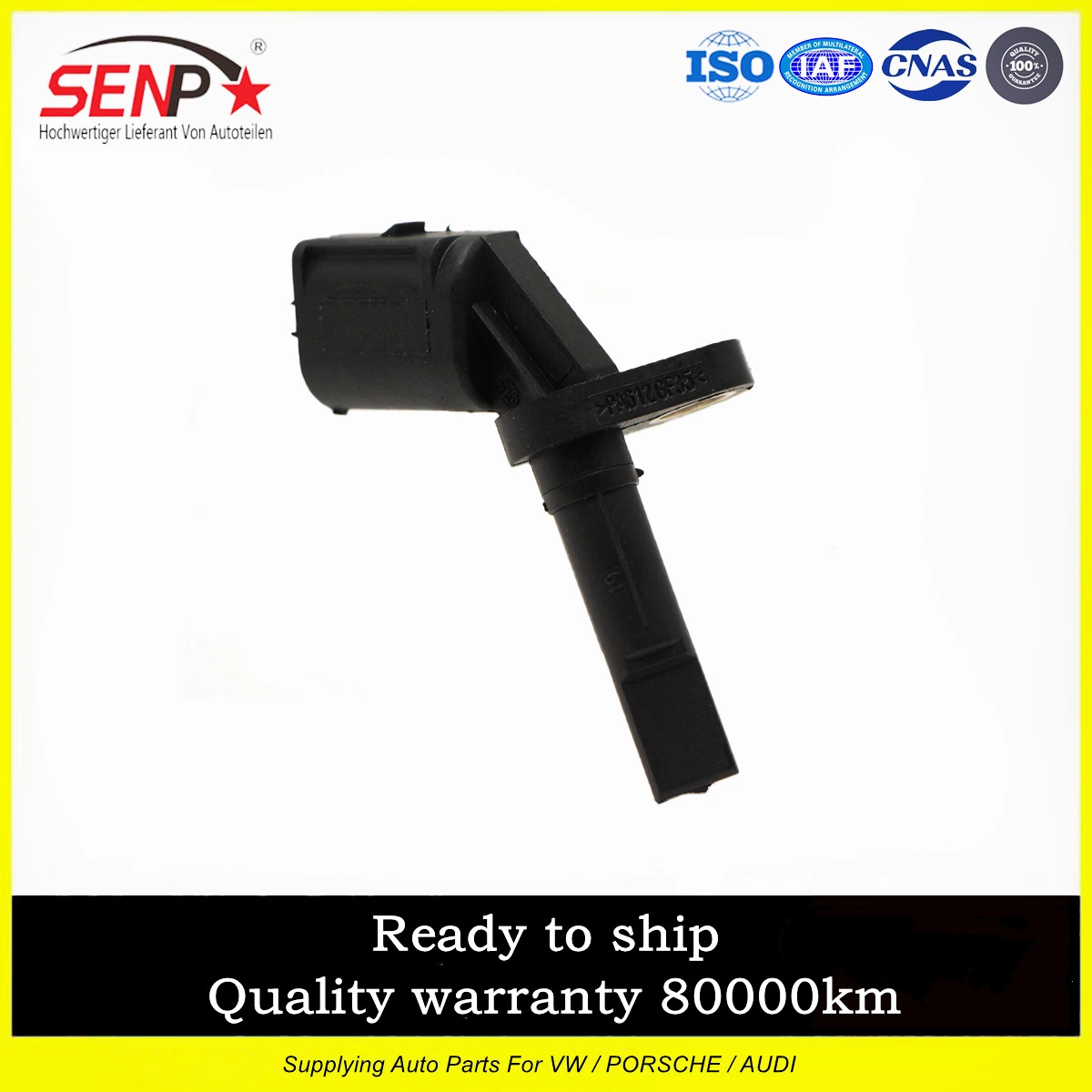 Senp Car Parts ABS Sensor Wholesale/Supplier Auto Spare Parts 4e0927804D ABS Sensor ABS Wheel Speed Sensor High-Quality for Audi A5 A6 A8 VW Phaeton