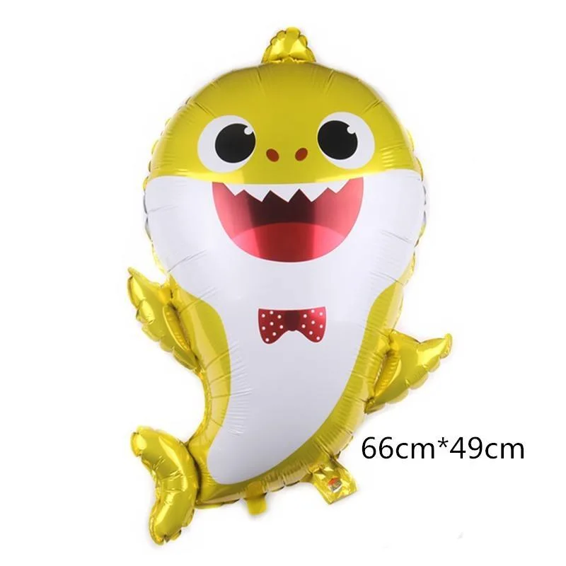 26in Helium Shark Party Birthday Decorations Baby Shower Party Supplies Helium Balloons