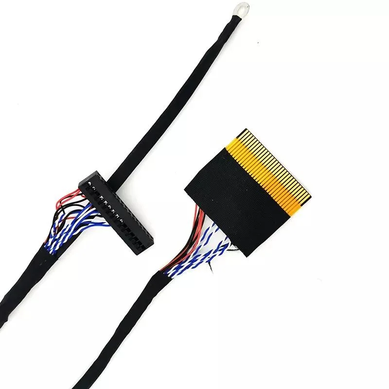 30p solo 8 cables LVDS Directa de Fábrica para LG FFC LVDS/FPC de izquierda de la línea de la pantalla de la unidad de suministro de energía