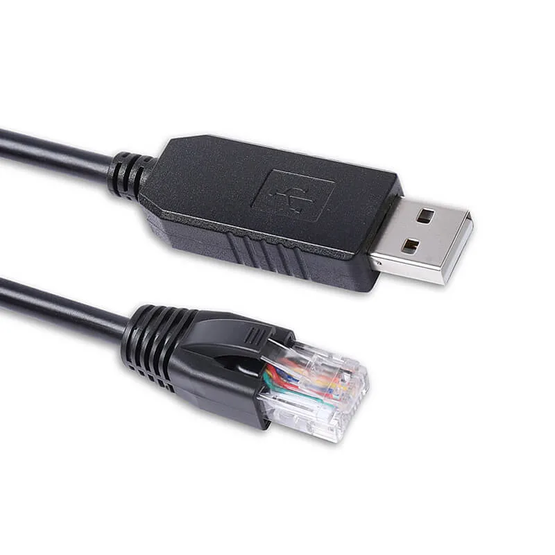 يعمل كبل FT232rl USB إلى RS485 RJ45 على تحسين برمجة دلتا PLC