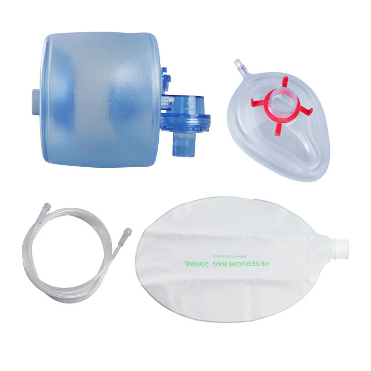 PVC Oxygen Resuscitator Bag for Adult