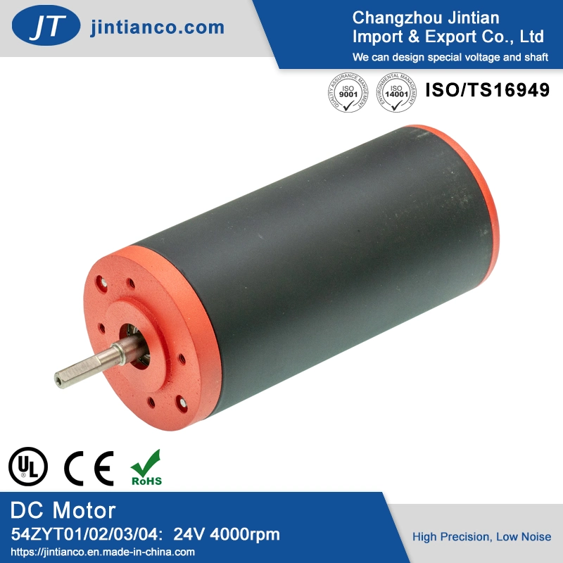 54mm 12V/24V Changzhou PMDC Elétrico do Motor de Proa para cabelos, massajador vibrador