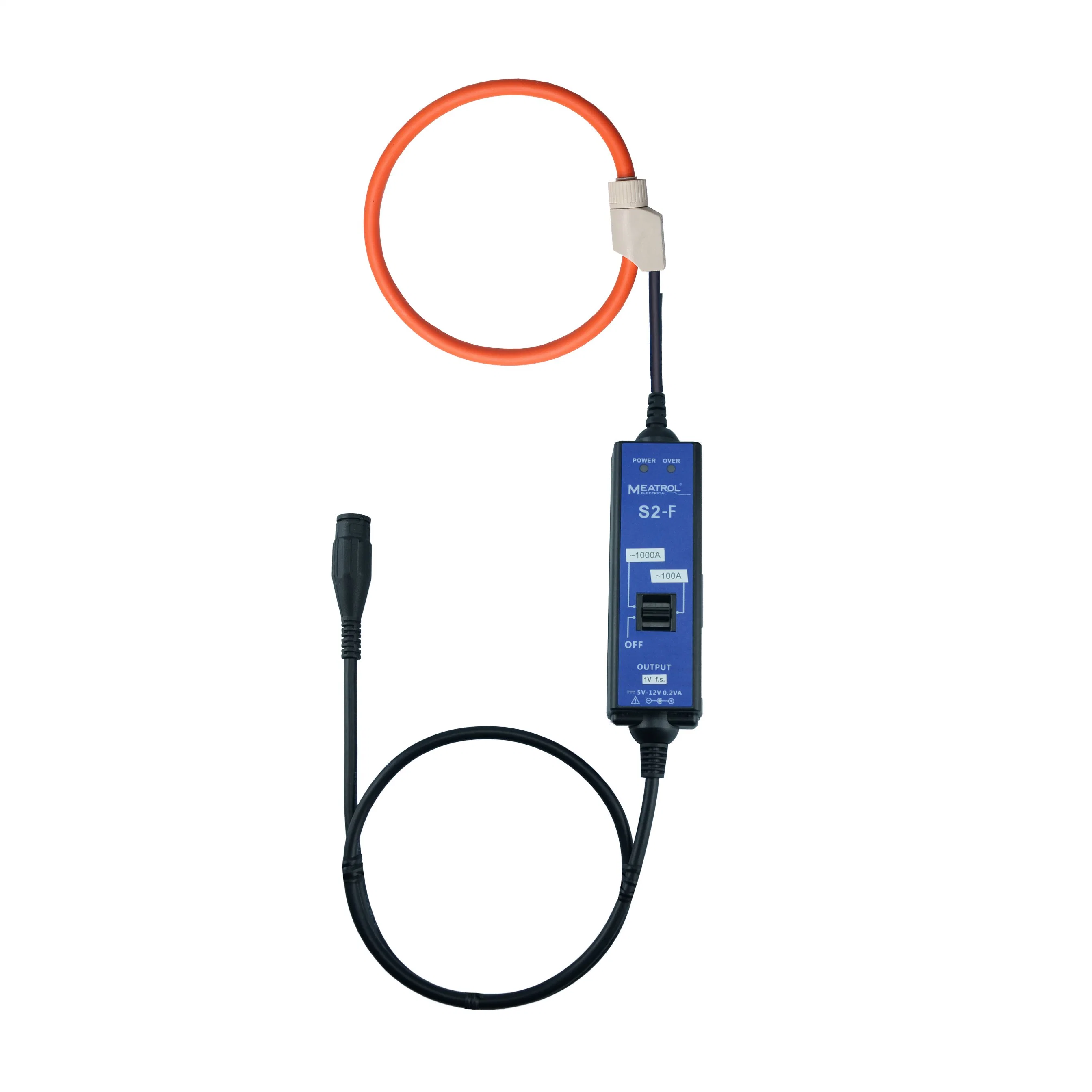 3V AC Output Single Phase Rogowski Coil Integrator Handheld Current Probe for Multimeters