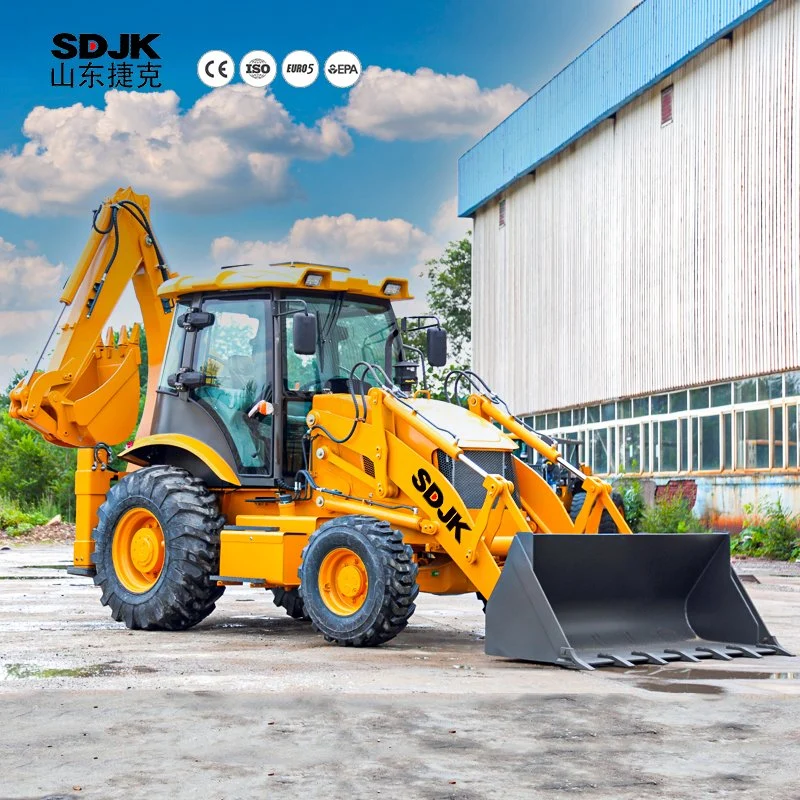 New Design High quality/High cost performance  Cheap China Jk15-26 CE ISO Articulate 4X4 Small Mini Tractor Wheel Backhoe Loader Backhoe for Sale with Attachment List Discount Price