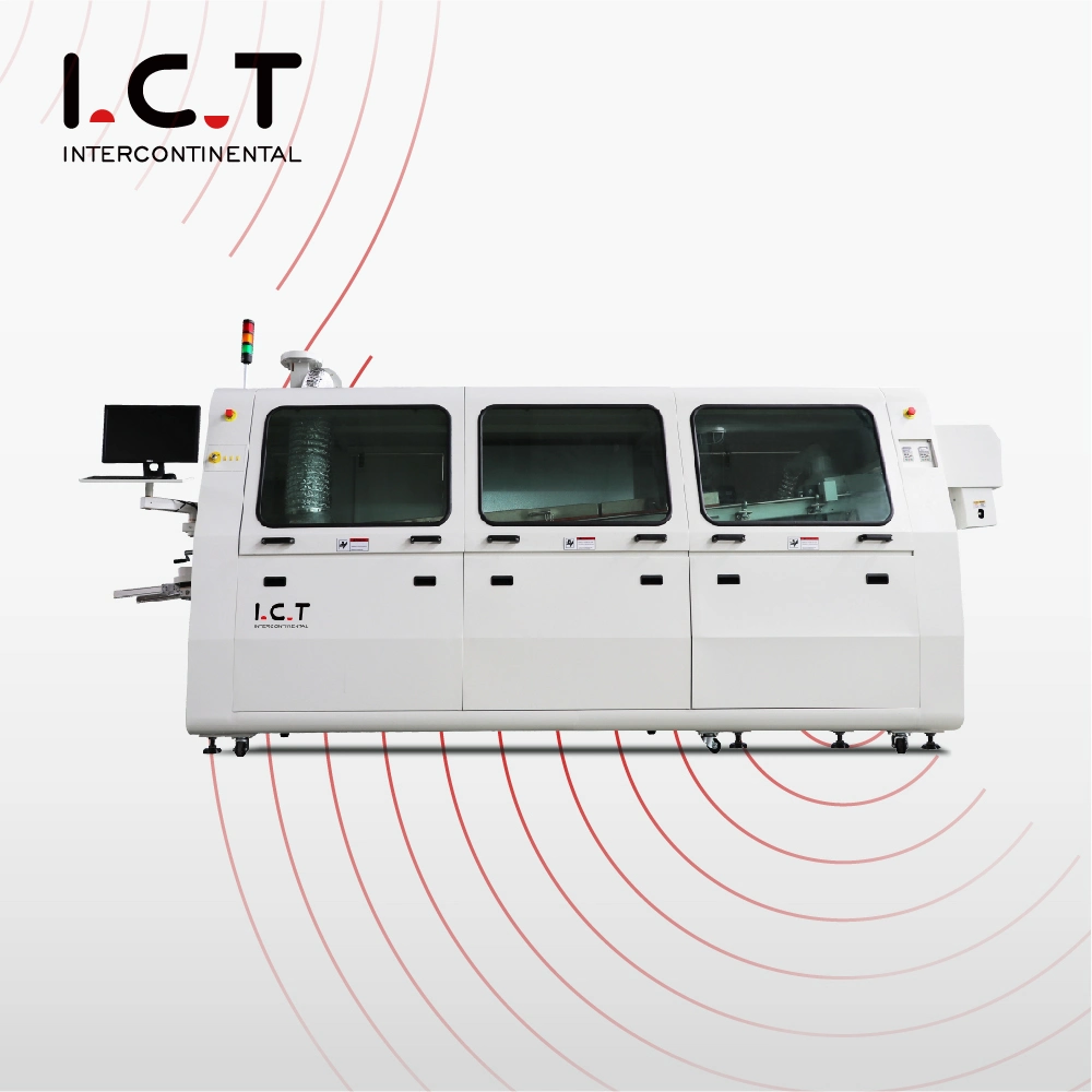 I. C. T SMT Wave Soldering Machine for PCB Production Line