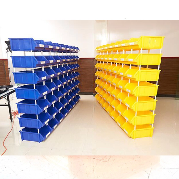 Tool Parts Organizer Plastic Stacking and Rear Hanging Storage Bins and Boxes