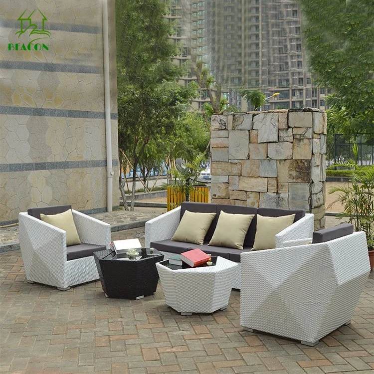 All Weather Resistance European Style Outdoor Modern Garden Patio Aluminum Sofa Set