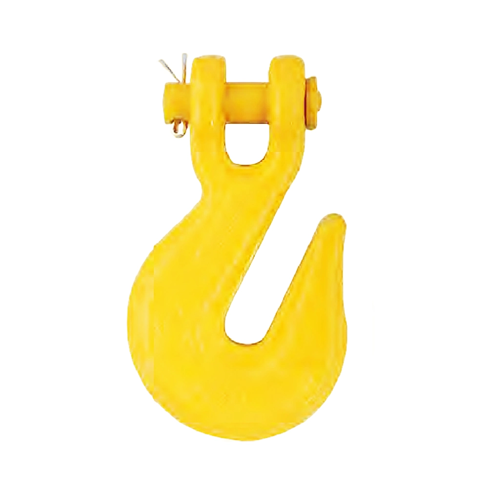Hot Die Forging Alloy Steel Hoist Equipment Spare Parts Us Type Clevis Hook