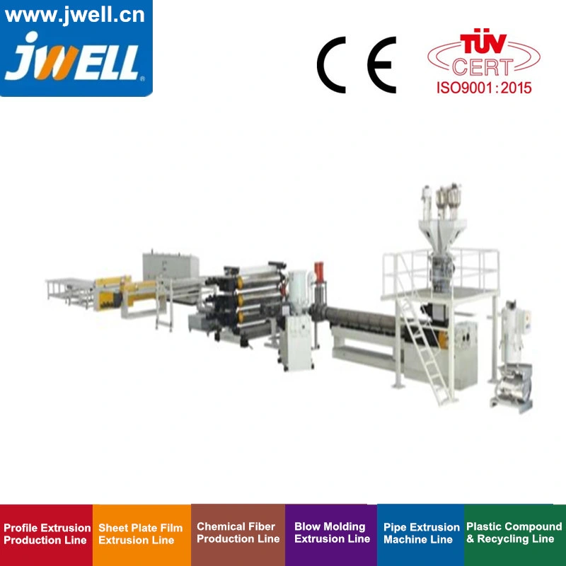 Jwell ABS/HIPS Single/Multi-Layer Plate Extrusion Machine