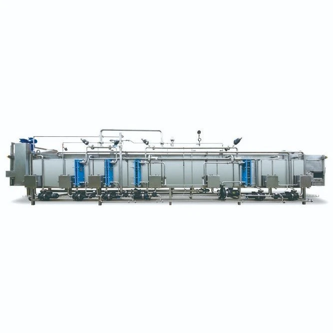 New arrival spraying cold water to cool down juice pasteurizer sterilizer tunnel