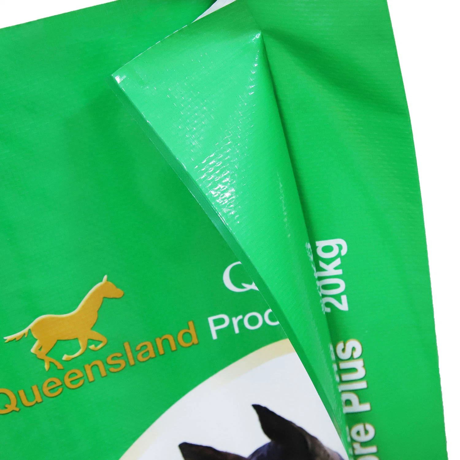 Sacos de embalagem entrançados em PP laminado BOPP laminado, com impressão personalizada, para sabonete Pó