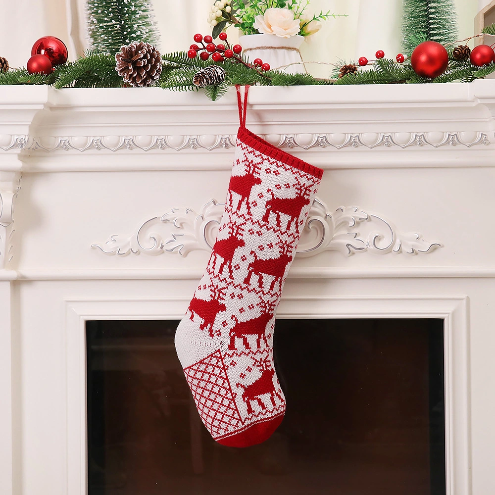 Los nuevos tejidos de dibujos animados clásicos decorativos calcetines calcetines de Caramelo bolsa de regalo decoración regalo jardín de infantes