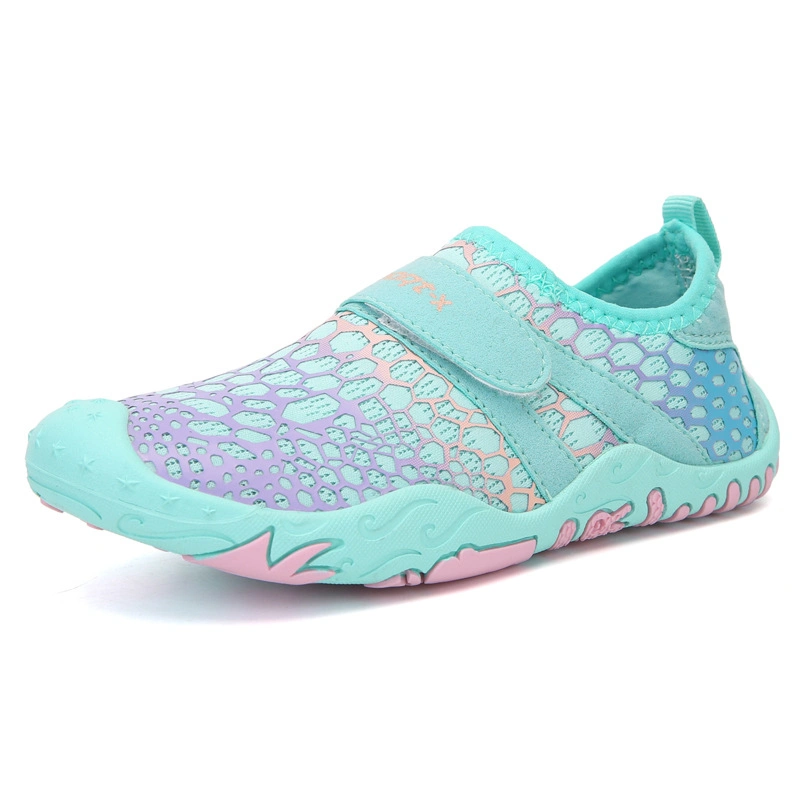 Water Shoes for Kids Barefoot Quick-Dry Sneakers Aqua Socks for Beach Swim Surf Yoga Exercise New Translucent Color Soles