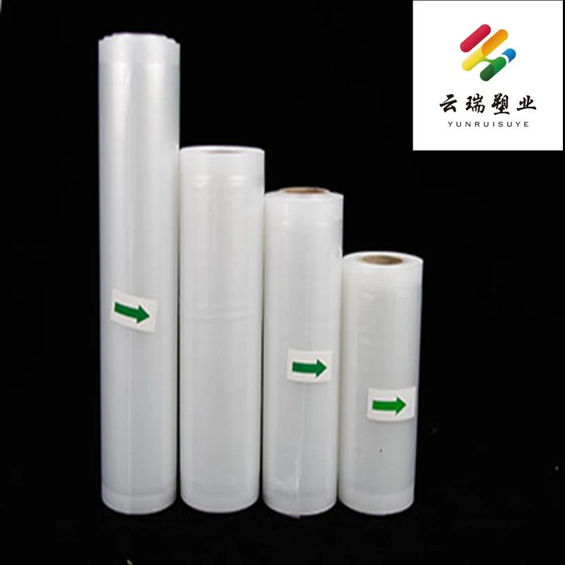 Manufacturer Hot Sale Transparent or Customized Pattern Vacuum Plastic Bag Roll or Tube Pouch