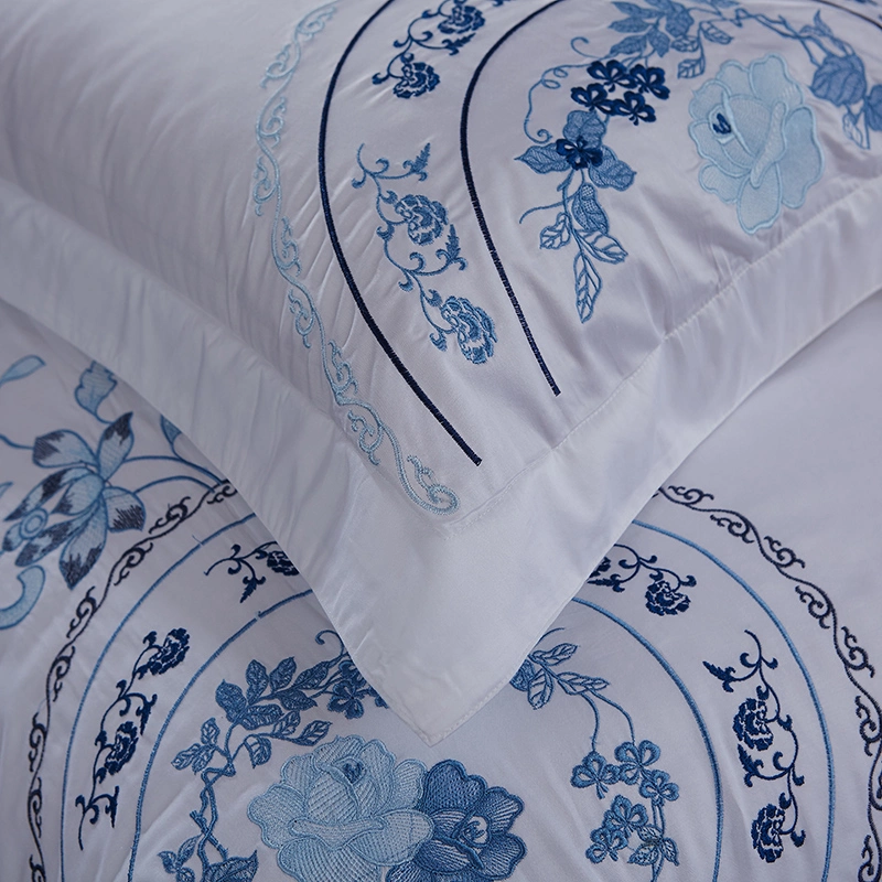 Premium Brand Embroideried Hotel Living Bedding Sets