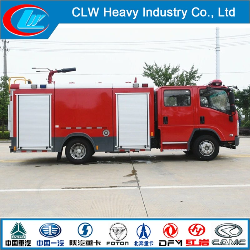 Chengli Special Vehicle 5cbm Water Pump Fire Fighting Truck