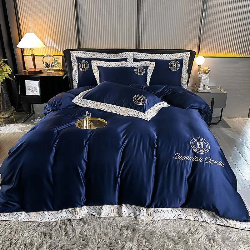 Super Soft Bedsheet Bedding Set Complete Polyester Bed Sheets Geometric Bedding Set in High quality/High cost performance 