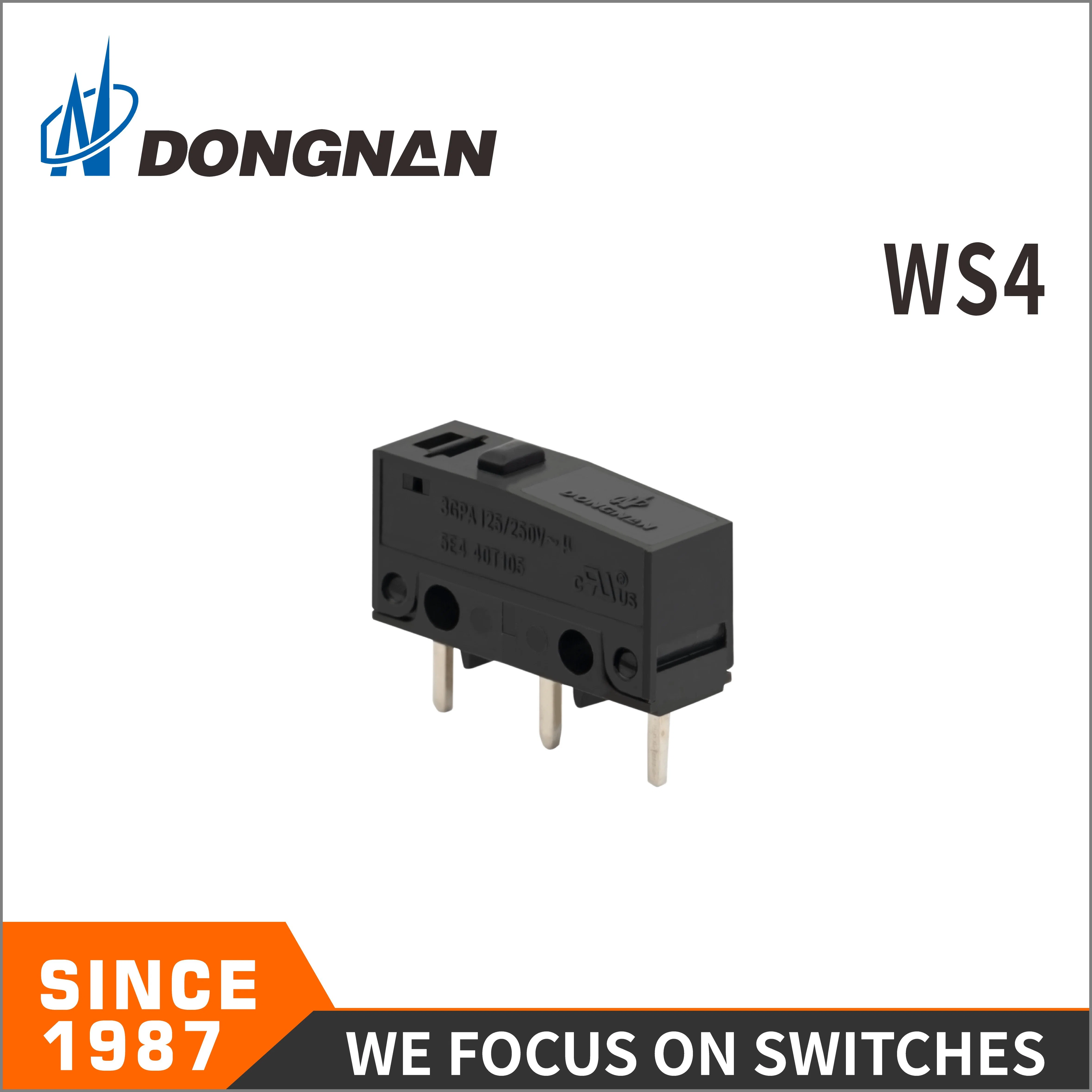 The Long Life of Ws4 Waterproof Micro Switch Is Voltage Resistant