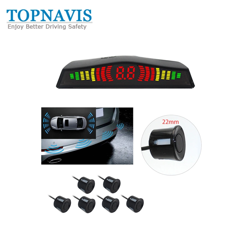 Car / Auto Reverse / Rear Parking Sensors with 2 Front Sensors + 4 Rear Sensors