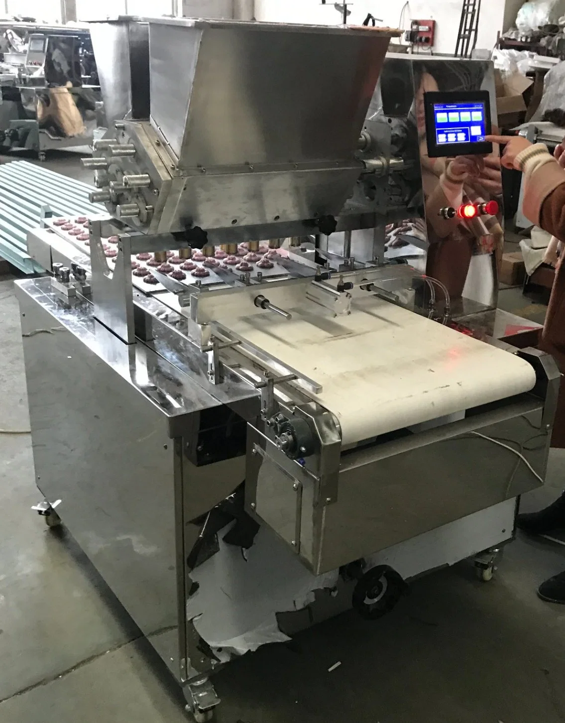 Full Automatic Double Color Colors Cookies Cookie Making Forming Machine