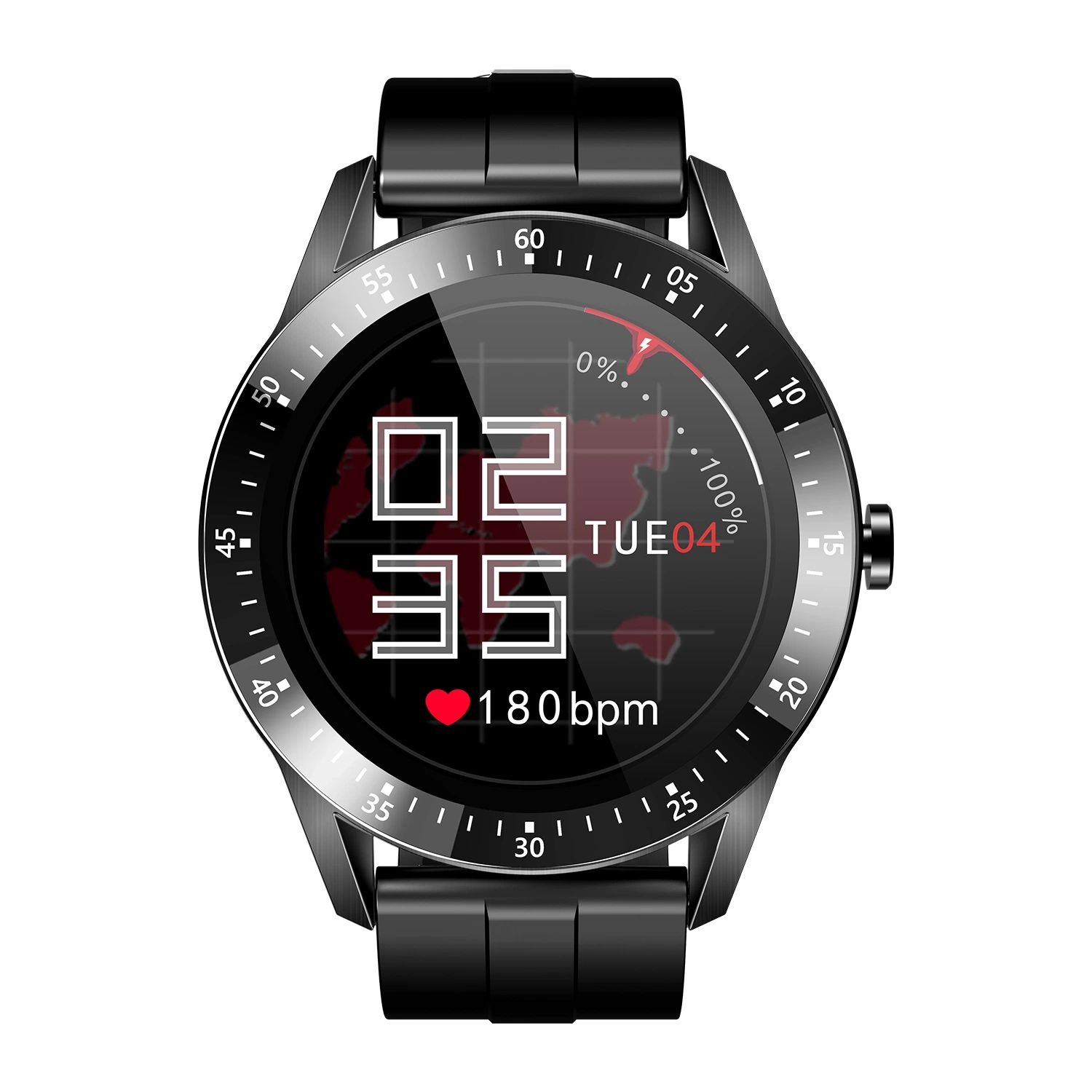 Relógio inteligente Vg17 com venda a quente global, pedómetro desportivo, pulseira inteligente de monitorização da frequência cardíaca e da pressão arterial