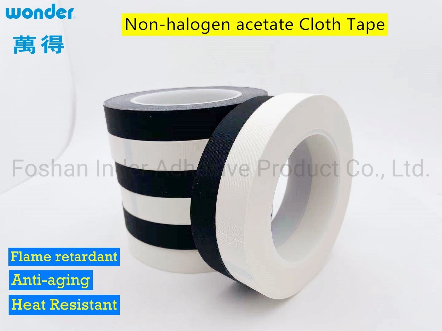 Economic Non-Halogen Acetate Cloth Tape