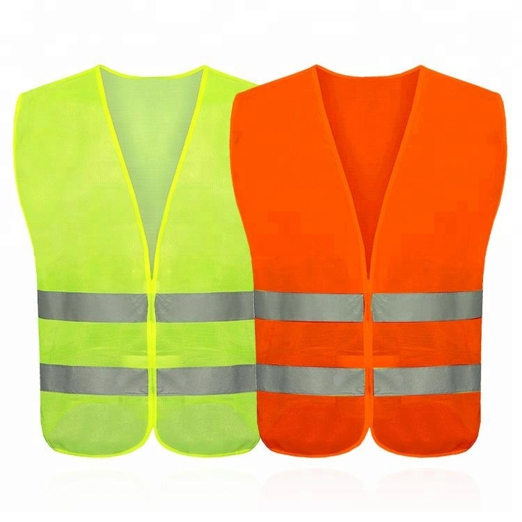 Construcción duradera Hola Viz Workwear rayas Advertencia Chaqueta reflectante para adultos