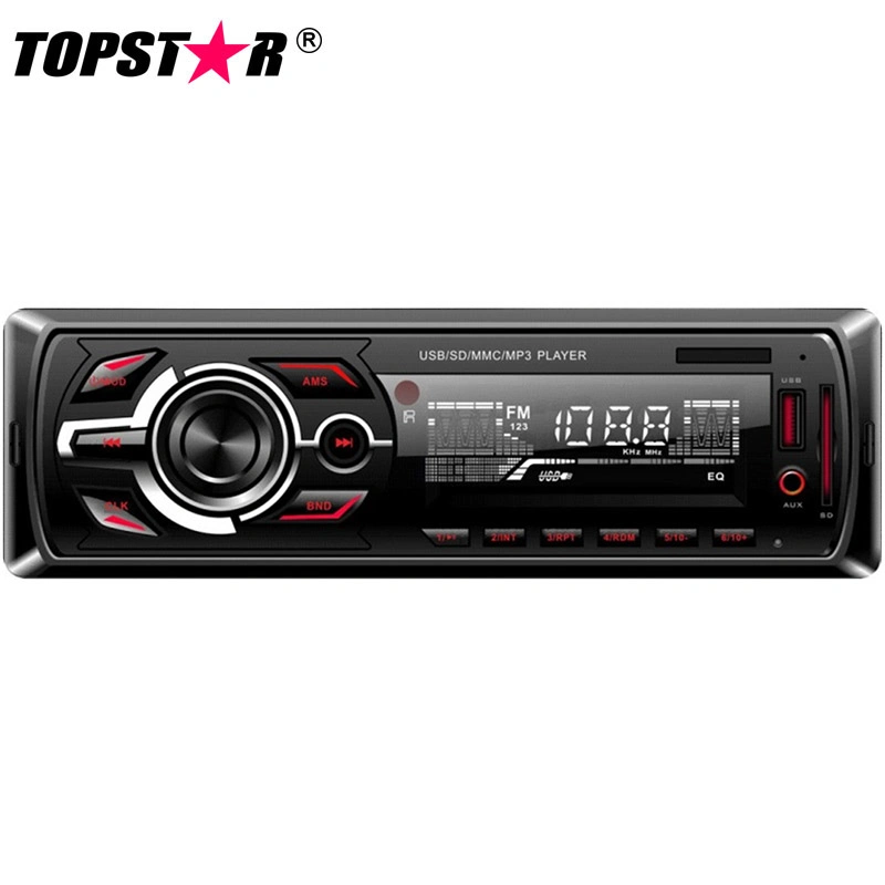 مشغل MP3 للسيارة ذو اللوحة الثابتة TS-1407f طاقة عالية