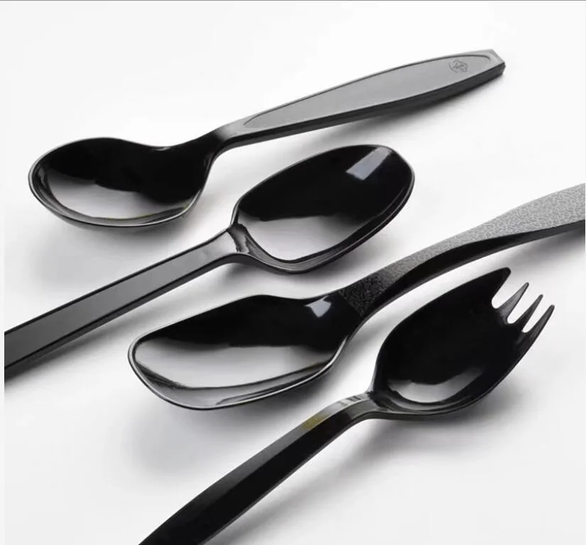 Individually Wrapped Disposable Dinnerware PP Plastic Utensil Tableware Cutlery Spoon Knife Fork