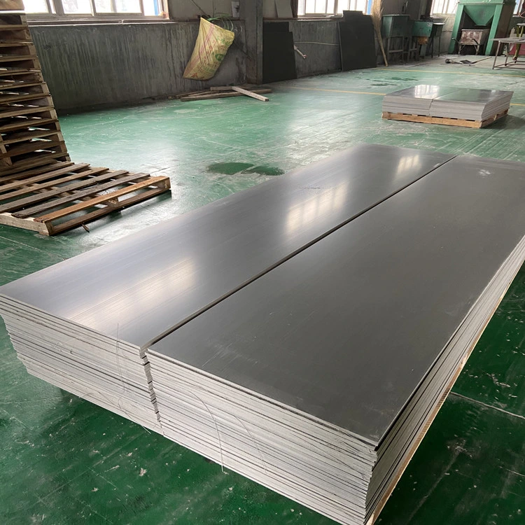 Glossy Surface Uniform in Thickness PVC Hard Sheet Gray PVC Rigid Sheet for Chemical Industry