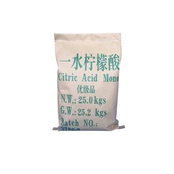 CAS No. 5949-29-1; 77-92-9 Citric Acid Anhydrous/Monohydrate/Mono, Factory Price