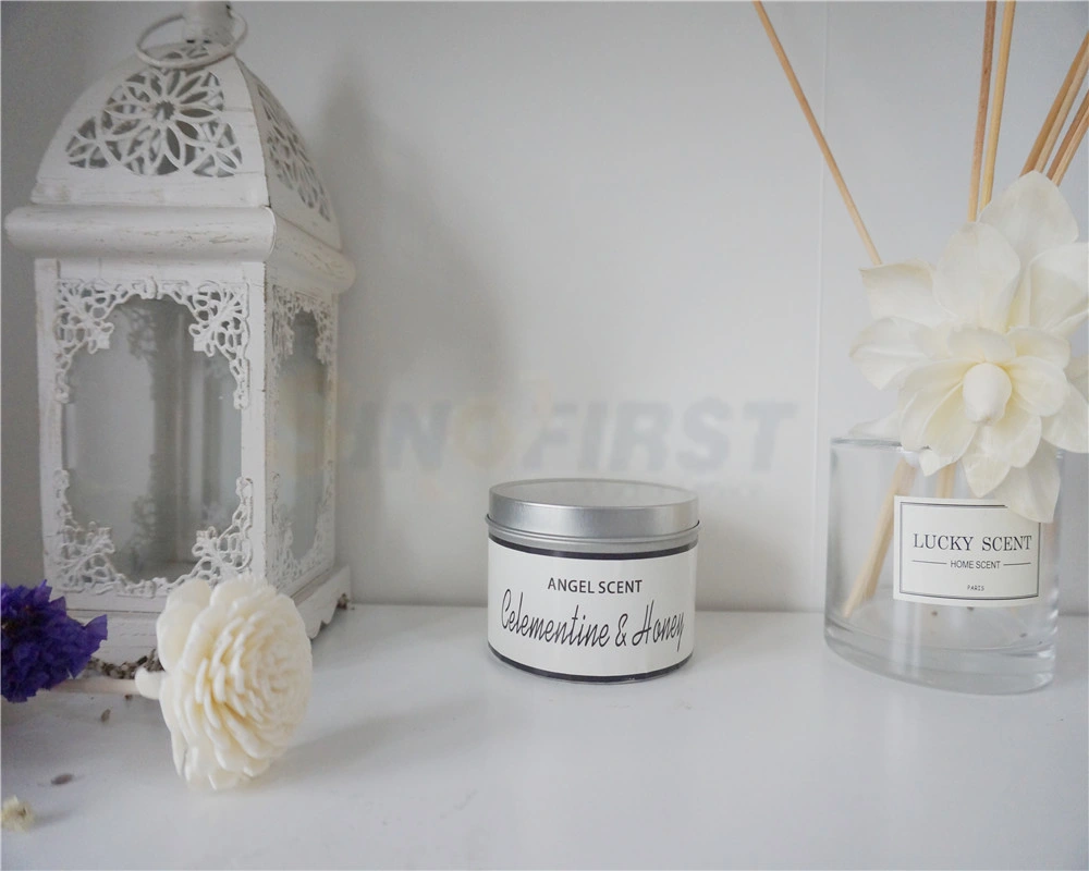 2017 New Design Candle Tin Filling Fragrance Candle