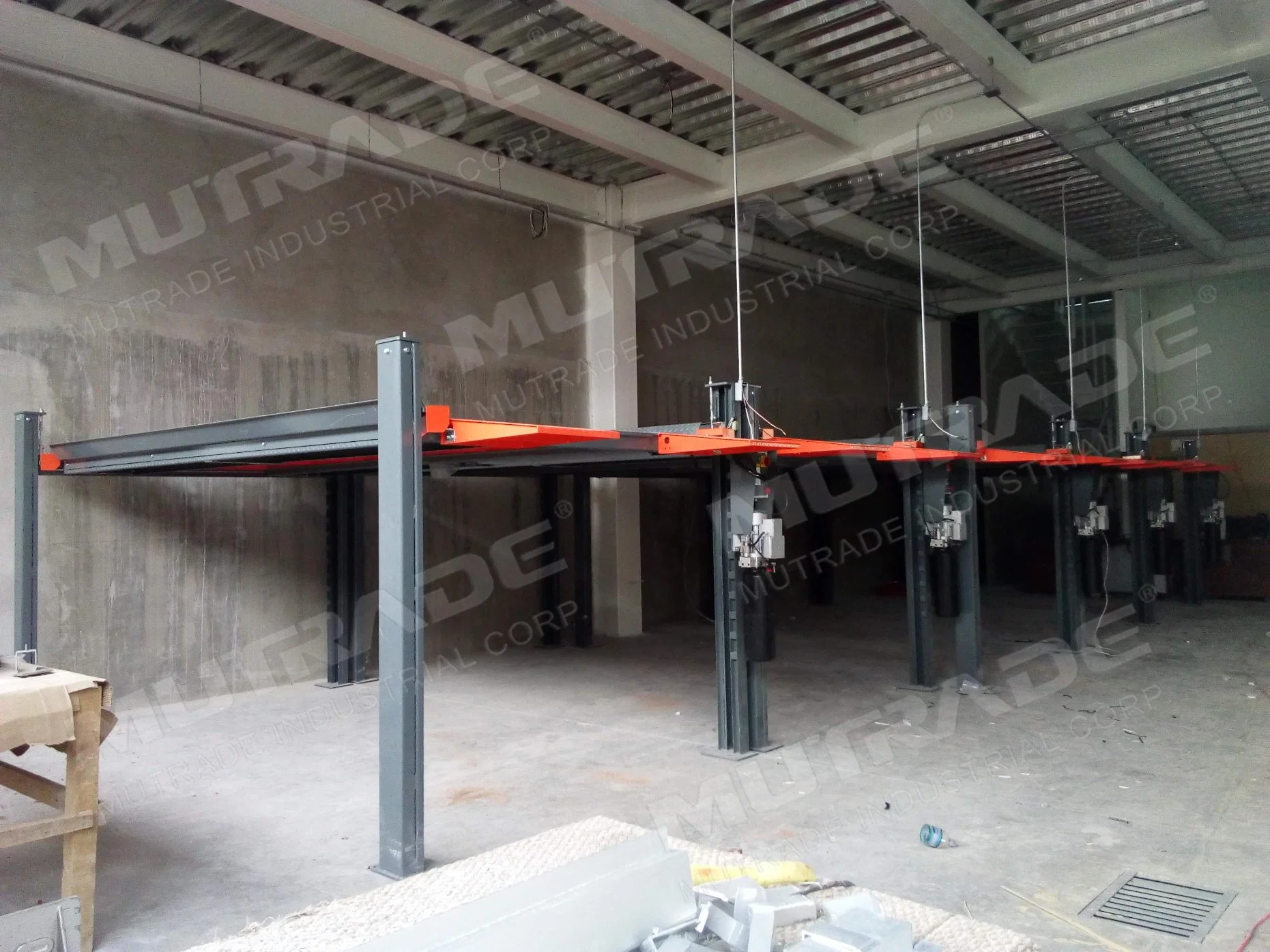 Simple Operated 4 Post Lifting Parking Equipment