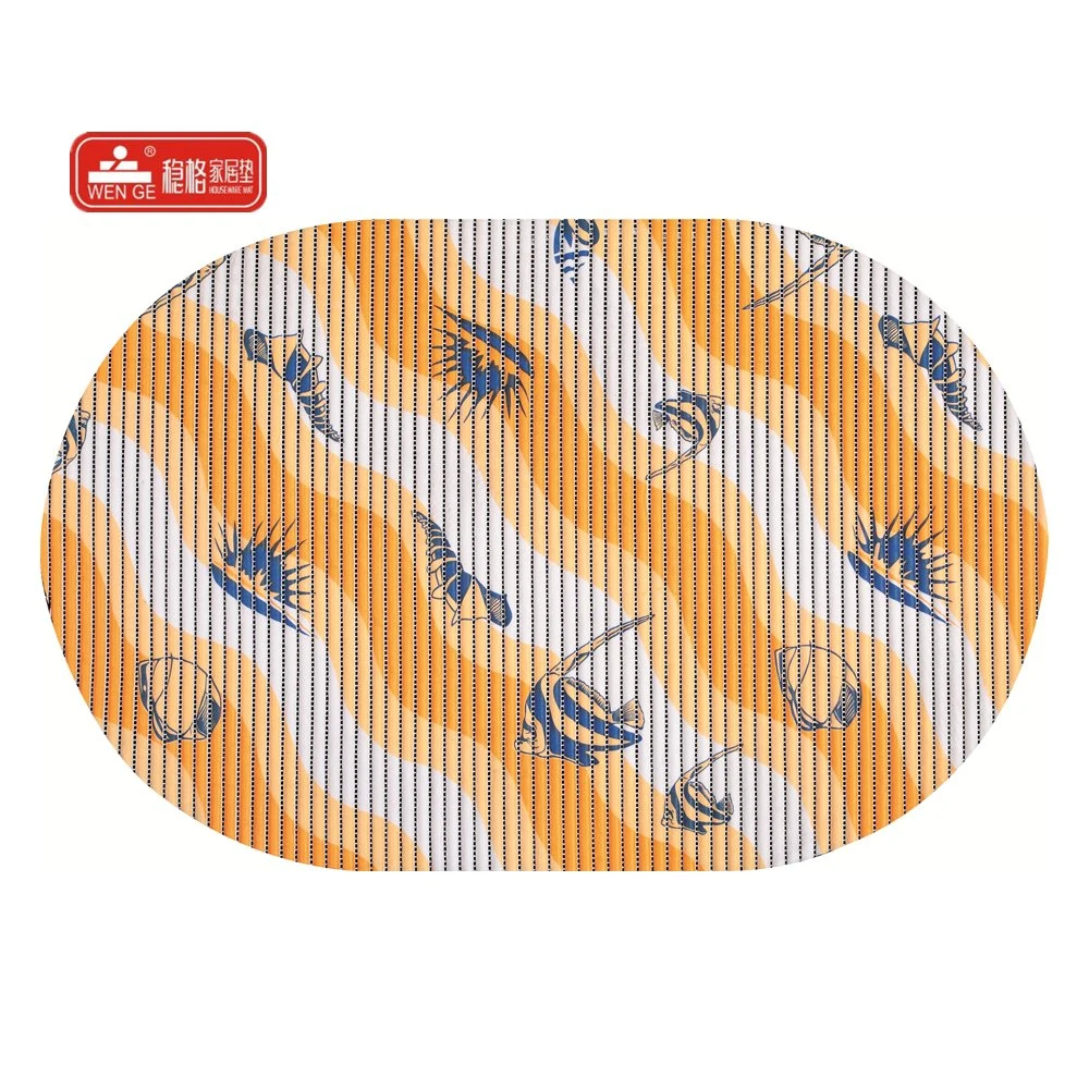 Tapis de cuisine en mousse PVC antidérapant salle de bain en plastique étanche Tapis antidérapant