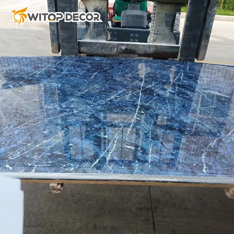 High quality/High cost performance UV 3D PVC Marble Sheet for Decoration