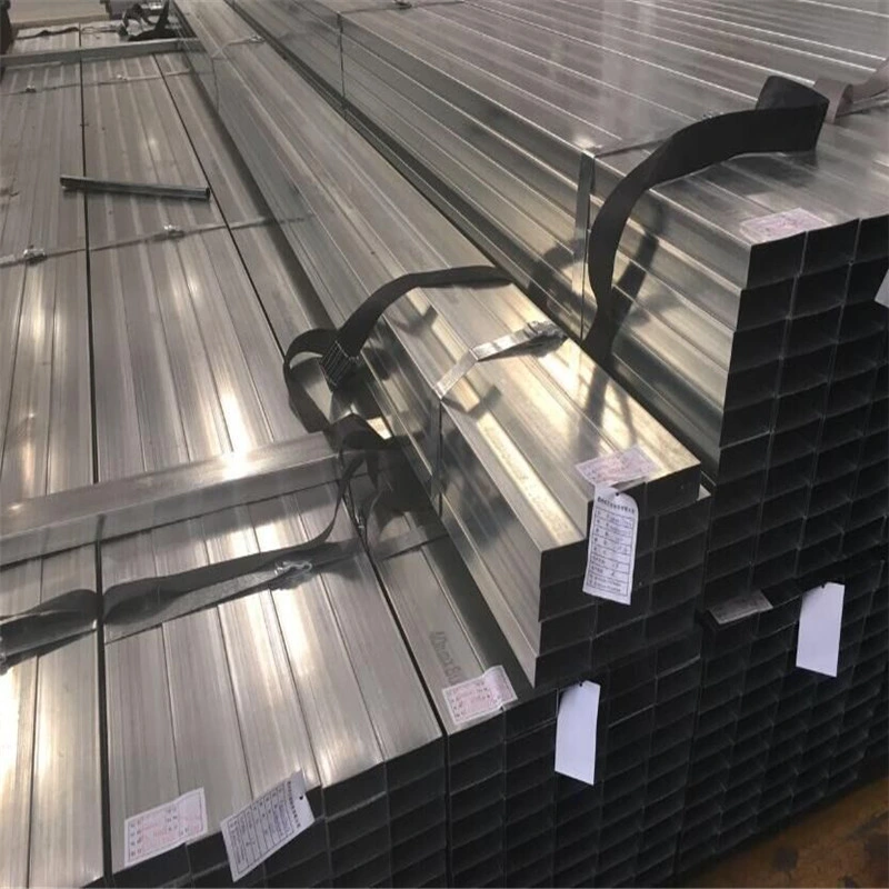 High quality/High cost performance  Corrugated Square Tubing Galvanized Steel Pipe Iron Rectangular Tube