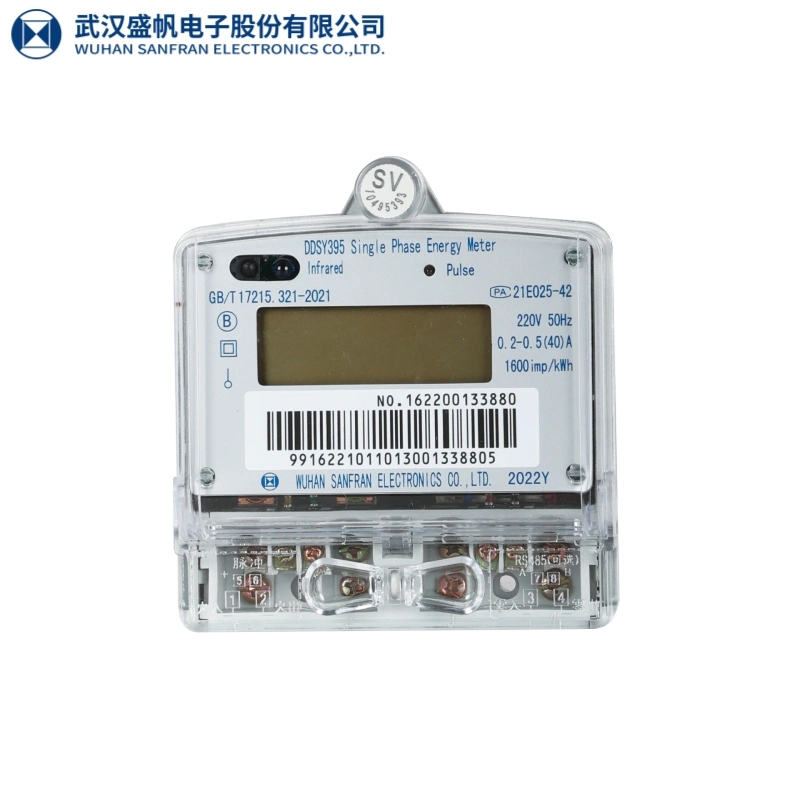 Single Phase Two Wires Smart Power Energy Meter