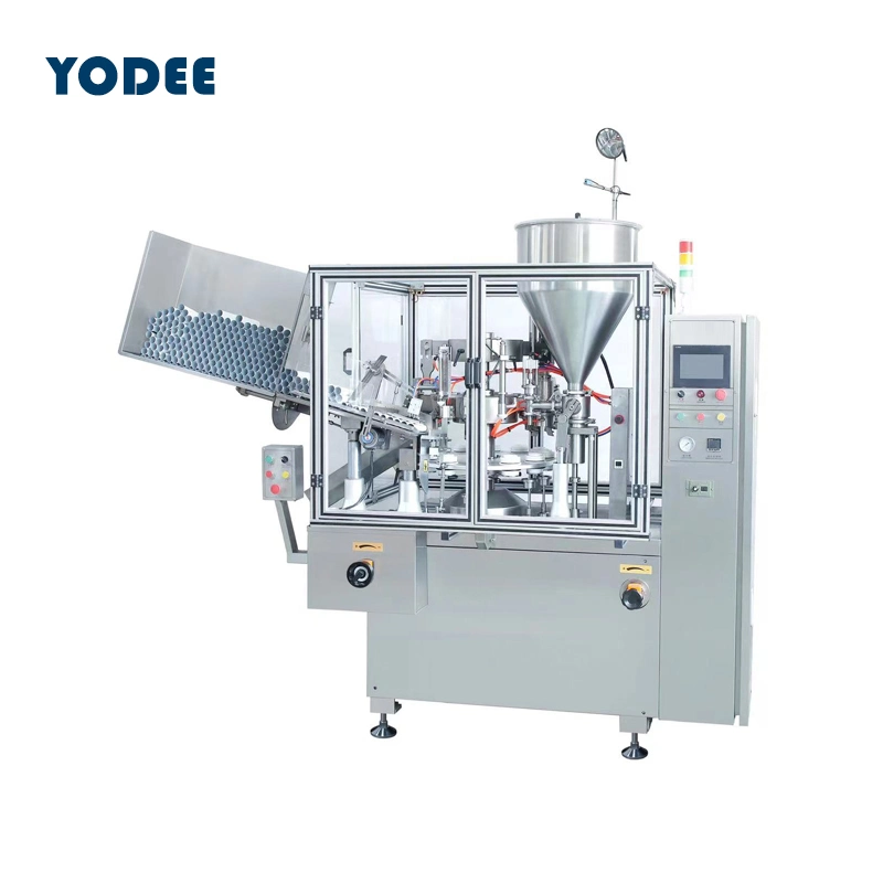 Yodee Machinery Automatic Plastic Aluminum Tube Packing Sealing and Cosmetic Filling Machine