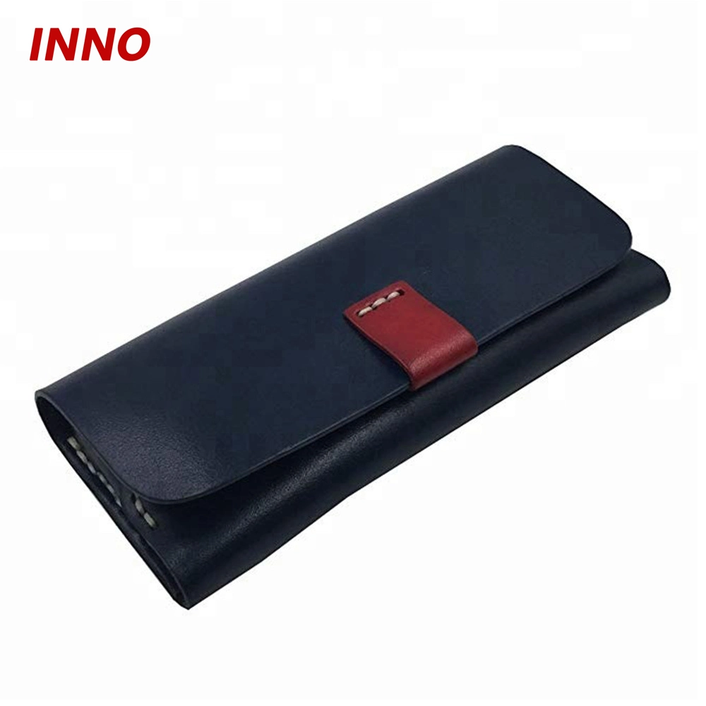 Inno-R004 Manufacturer Direct Selling Simple and Creative Soft PU Leather Pouch for Optical Glasses and Sunglasses, Custom Logo Eco-Friendly