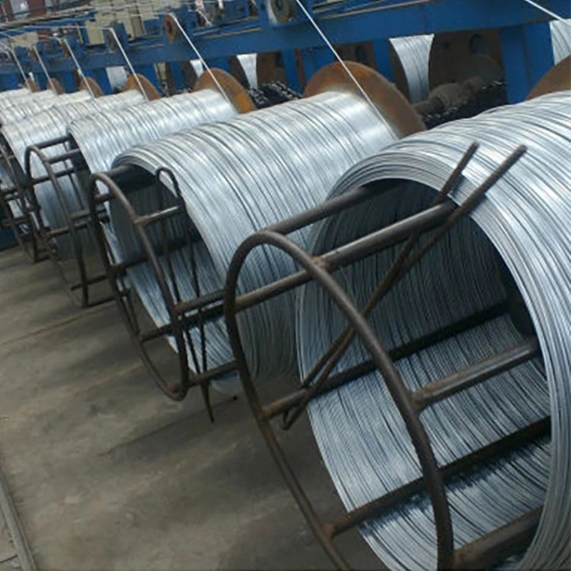 Hot Dipped Zinc Coated Cable Galvanized Steel Wire for Manufuacturing Building Packaging