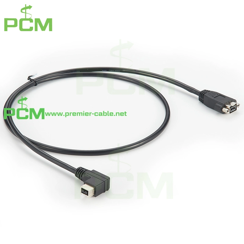 Firewire Panel Mount Extension Cable