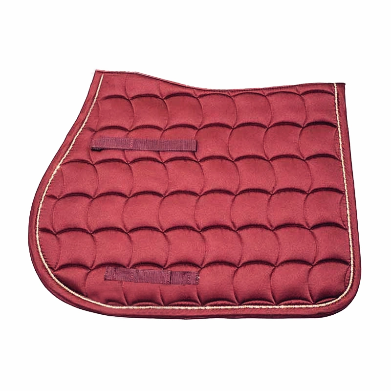 Customized Shape Polyester Fabric Comfortable Horse Gear Breathable Saddle Pad